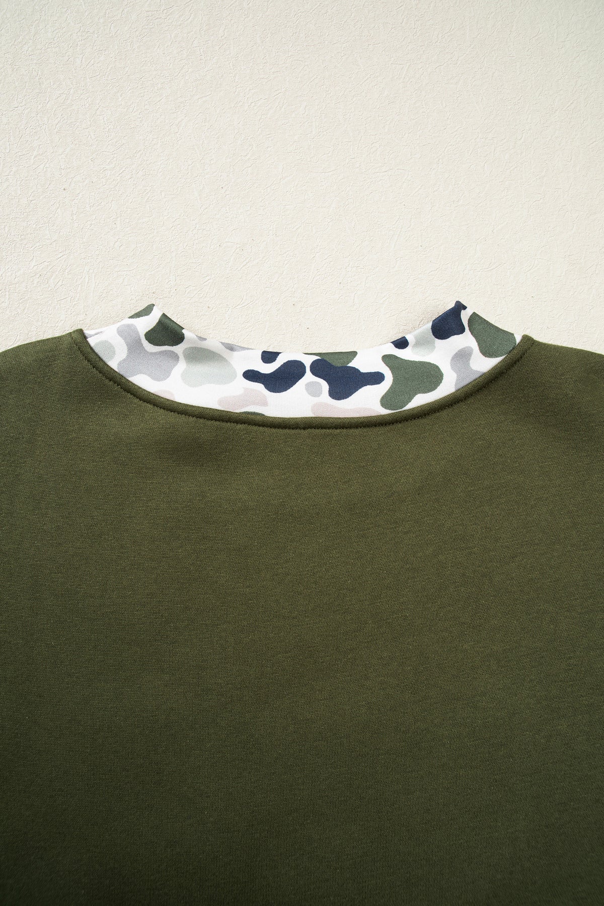 Coffee Western Contrast Detail Letter Graphic Baggy Sweatshirt